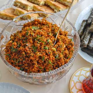 20 minutes Turkish Bulgur Salad Kısır