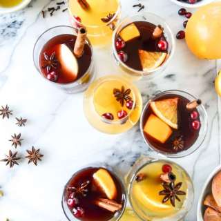 Mulled Red and White Wine