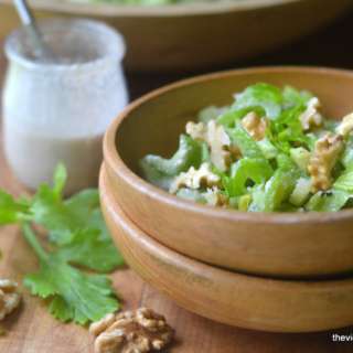 Celery Salad with Walnut Vinaigrette