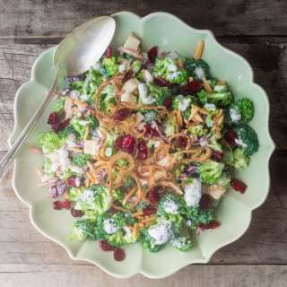 Skinny Broccoli Salad