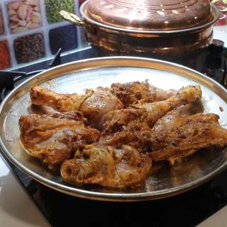 Turkish Spicy Fried Chicken With 2 Side Dishes