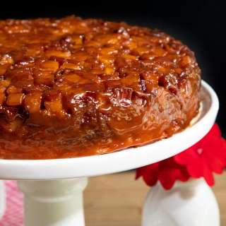 French Caramel Apple Cake