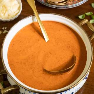 Fire-Roasted Tomato Basil Soup