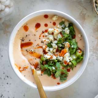 Buffalo Cauliflower Soup