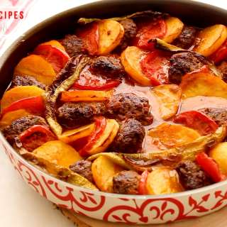 Turkish Kofta & Potato In The Oven