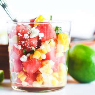 Sweet Corn and Watermelon Salad