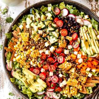 Mexican Salad with Cilantro Lime Dressing