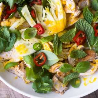 Saffron Chicken & Herb Salad