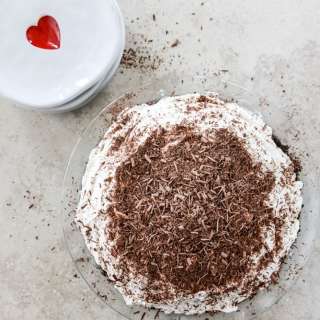 Chocolate Cream Pie with Vanilla Whipped Cream