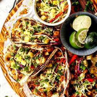 Thai Chicken Tacos