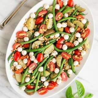Green Bean Caprese Salad