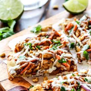 Thai Chicken Flatbread Pizza