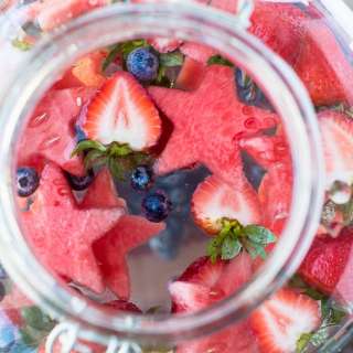 Star Spangled Fruit Infused Water