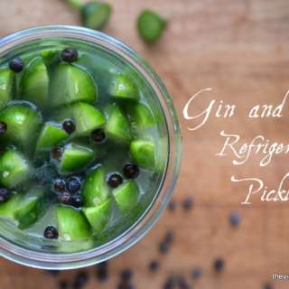 Gin & Tonic Refrigerator Pickles