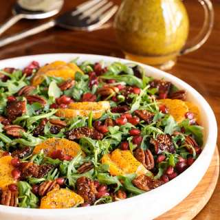 Cranberry Clementine Arugula Salad
