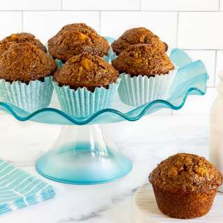 Honey-Glazed Pineapple Coconut Bran Muffins