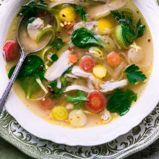 Not Your Grandma’s Chicken Soup