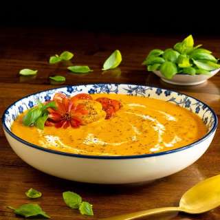 Roasted Tomato Carrot Bisque