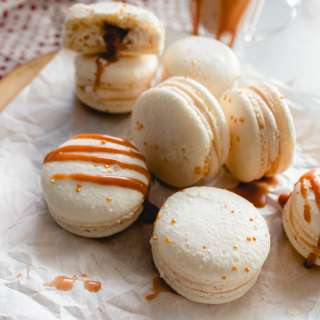 Salted Caramel Macarons