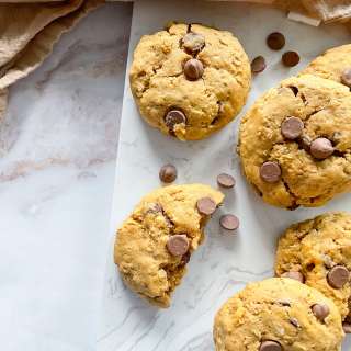Pumpkin Oatmeal Chocolate Chip Cookies