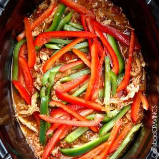 Crockpot Chicken Fajitas