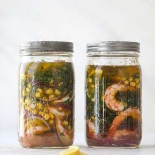 Pickled Shrimp Avocado Salad