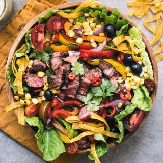 Mexican Fajita Steak Salad