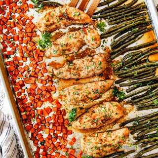 Sheet Pan Maple Apricot Chicken