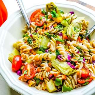 Gluten-free Pasta Salad with Artichoke