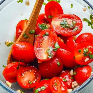Mediterranean Marinated Tomatoes