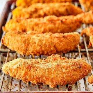 Baked Cheddar Ranch Chicken Tenders