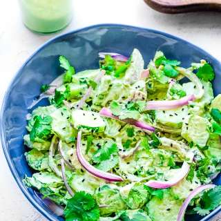 Creamy Cucumber and Avocado Salad