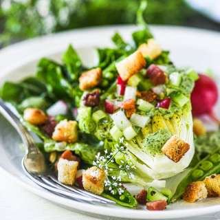 Green Goddess Wedge Salad