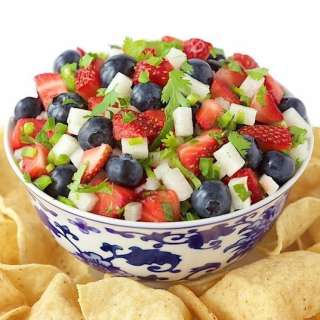 Red, White and Blue Salsa
