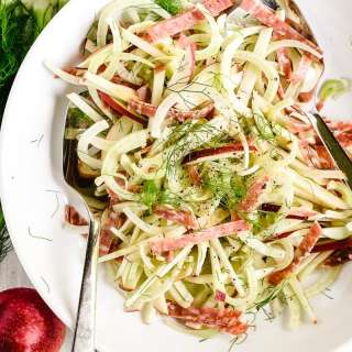 Apple, Fennel, and Salami Salad