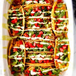 Baked Fiesta Ranch Chicken Tacos