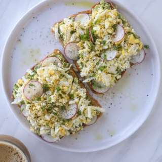 Shaved Egg Avocado Toast