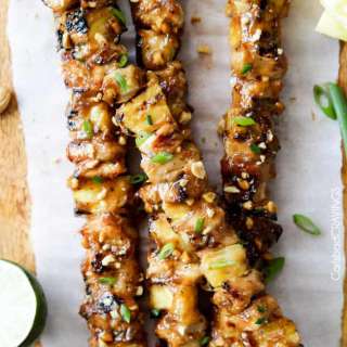 Thai Pineapple Peanut Satay Chicken
