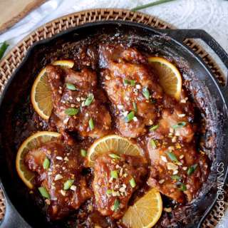 Sticky Thai Peanut Orange Chicken (30 Minutes)