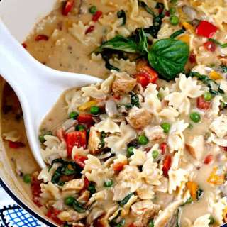Creamy Cajun Chicken Pasta Soup
