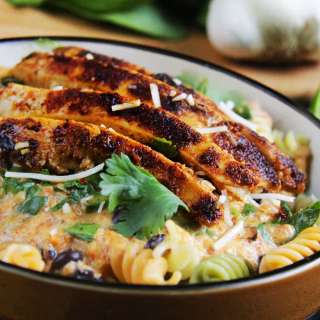 TexMex Roasted Red Pepper Pasta