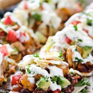 Chicken Taco Flatbread Pizza