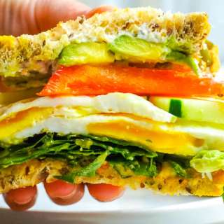 Mediterranean Breakfast Sandwich