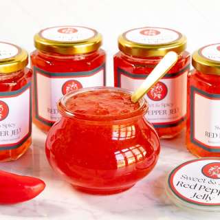 Sweet and Spicy Red Pepper Jelly