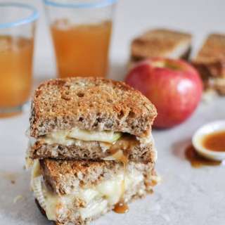Caramel Apple Grilled Cheese