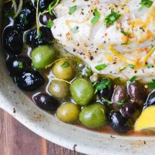 Cod with Lemon and Olives