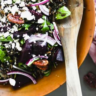Beet and Wild Rice Salad