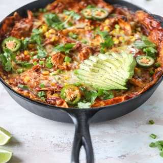 Smoky Chicken Enchilada Skillet