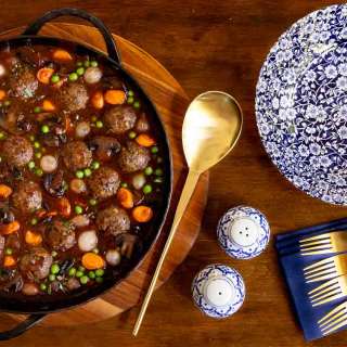 Beef Bourguignon Meatballs (Boulettes de Boeuf Bourguignon)