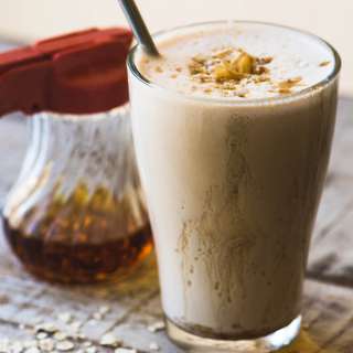 Warm Maple Oat Nut Smoothie